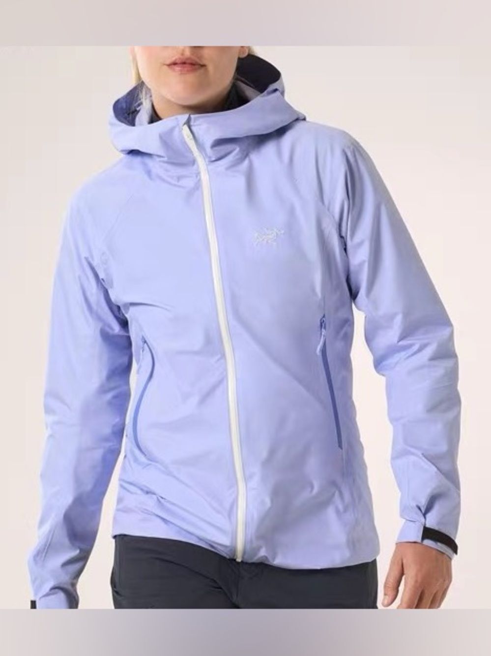 NWT Arc'teryx Kadin Hoody Gore-Tex Infinium Softshell Jacket Blue S Outdoor